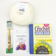 Load image into Gallery viewer, Beginning Crochet Kit (Basic) | Katia Merino Aran &amp; The Crochet Answer Book
