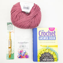 Load image into Gallery viewer, Beginning Crochet Kit (Basic) | Katia Merino Aran &amp; The Crochet Answer Book
