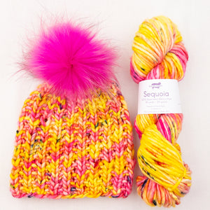 Sequoia Beanie Knitting Kit | Baah Sequoia & Knitting Pattern (#427)