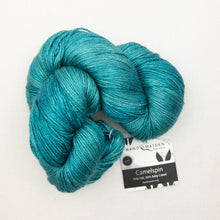 Load image into Gallery viewer, Nurmilintu Shawl Knitting Kit | Hand Maiden Camelspin
