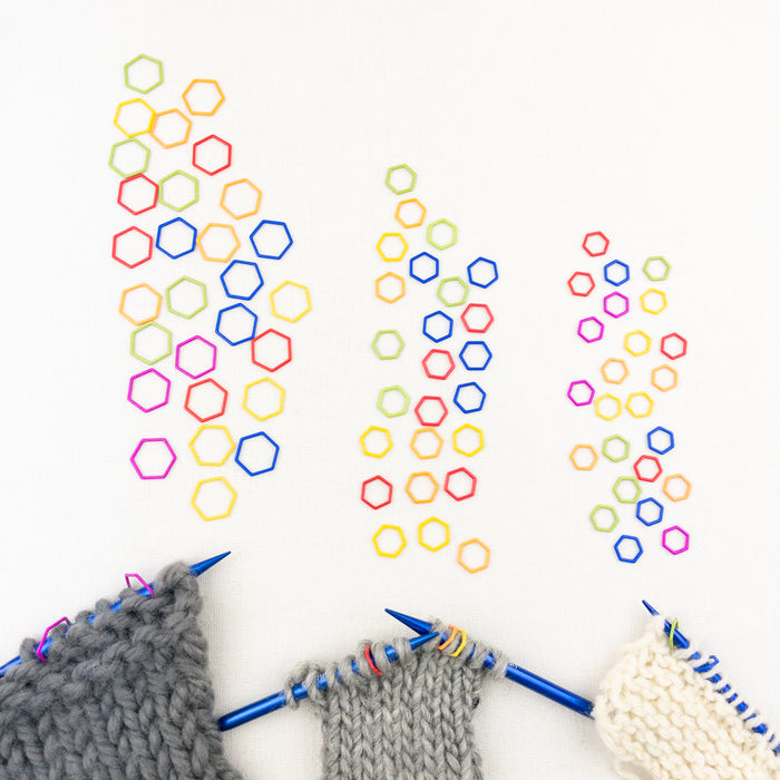 Atelier Rainbow Stitch Markers | 30 Piece Set