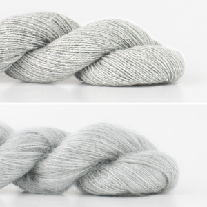 Ossa Shawl Knitting Kit | Madelinetosh Silk Cloud & Shibui Knits Pebble