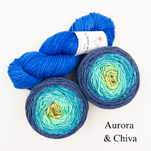 Slip Stitch Scarf Knitting Kit | Anzula For Better or Worsted, Freia Superwash Merino Silk Worsted & Knitting Pattern (#089)