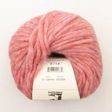 Load image into Gallery viewer, A skein of peach Beatrix yarn in color Grapefruit
