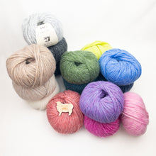 Load image into Gallery viewer, A selection of colorful Juniper Moon Farm Beatrix yarn
