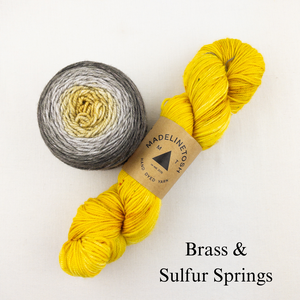 Linen Stitch Cowl Knitting Kit | Madelinetosh Pashmina, Freia Handpaints Superwash Merino Silk Sport & Knitting Pattern (#228)