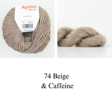 Load image into Gallery viewer, Cardigan No. 9 Knitting Kit | Katia Merino Aran &amp; Madelinetosh Silk Cloud

