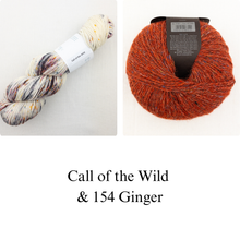Load image into Gallery viewer, Filoli Cowl Knitting Kit | Baah Sonoma &amp; Rowan Felted Tweed
