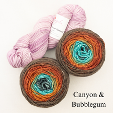 Load image into Gallery viewer, Slip Stitch Scarf Knitting Kit | Anzula For Better or Worsted, Freia Superwash Merino Silk Worsted &amp; Knitting Pattern (#089)
