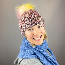 Load image into Gallery viewer, Caracol Beanie Knitting Kit | Malabrigo Caracol &amp; Knitting Pattern (#432)
