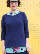 Load image into Gallery viewer, Circadian Pullover Knitting Kit | Juniper Moon Farm Zooey &amp; Knitting Pattern

