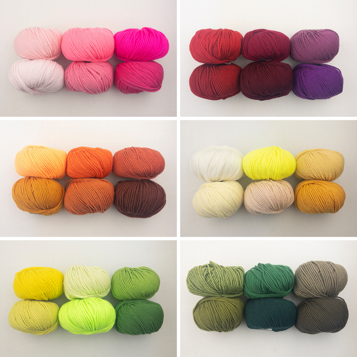 Spiral Seed Stitch Baby Hat Knitting Kit  Crystal Palace Cotton Twirl –  ATELIER YARNS