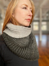 Load image into Gallery viewer, Cyclone Cowl Knitting Kit | Freia Superwash Merino Silk Worsted
