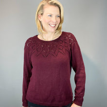 Load image into Gallery viewer, Jakers Pullover Knitting Kit | Ella Rae Cashmereno Sport
