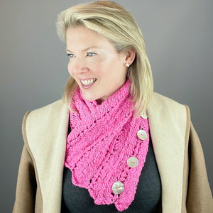 Spun Cloud Light Neck Wrap Knitting Kit | Knit Collage Spun Cloud Light & Knitting Pattern (#422)