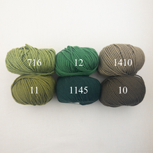 Load image into Gallery viewer, Diagonal Baby Blanket (Karabella version) Knitting Kit | Karabella Aurora 8 &amp; Knitting Pattern (#086)
