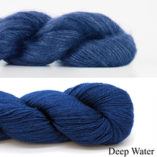 Load image into Gallery viewer, Spectrum Knitting Kit | Madelinetosh Tosh Silk Cloud, Tosh Lunar &amp; Knitting Pattern
