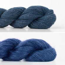 Load image into Gallery viewer, Aalto Poncho Knitting Kit | Madelinetosh Tosh Silk Cloud &amp; Tosh Pebble
