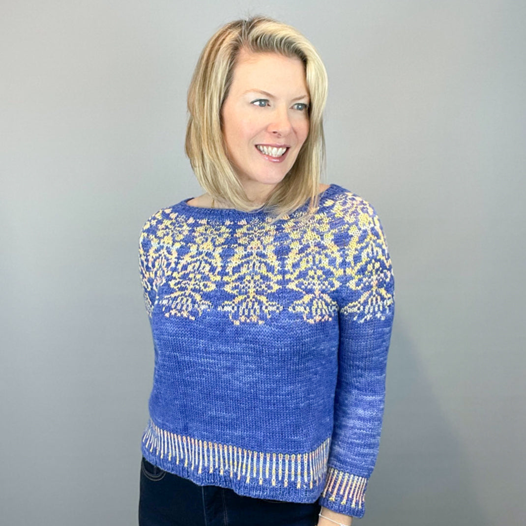 Rock the Casbah Sweater Knitting Kit | Artyarns Merino Cloud & Knittin ...