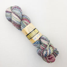 Load image into Gallery viewer, Multicolored skein of Feederbrook Entropy DK yarn.
