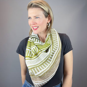 Filoli Cowl Knitting Kit | Freia Handpaints Superwash Merino Silk Sport & Karabella Aurora 6