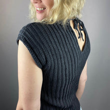 Load image into Gallery viewer, Paula Top Knitting Kit | Ella Rae Eco Organic Cotton &amp; Knitting Pattern
