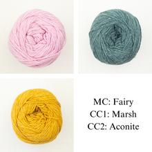 Load image into Gallery viewer, Honey Petal Cardigan Knitting Kit | Queensland United
