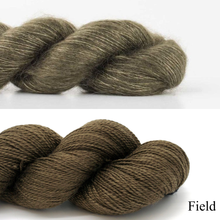 Load image into Gallery viewer, Spectrum Knitting Kit | Madelinetosh Tosh Silk Cloud, Tosh Lunar &amp; Knitting Pattern
