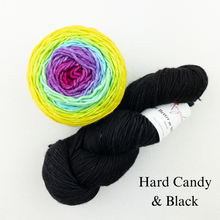 Load image into Gallery viewer, Brioche ShareCare Hat Knitting Kit | Freia Handpaints Superwash Merino Silk Worsted &amp; Anzula For Better or Worsted
