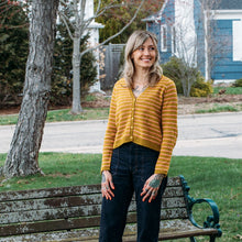 Load image into Gallery viewer, Honey Petal Cardigan Knitting Kit | Queensland United
