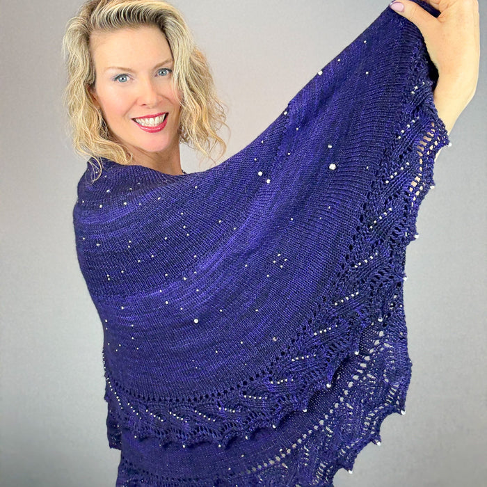 Celestarium Shawl Knitting Kit | Dream in Color Smooshy with Cashmere