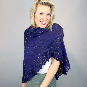 Celestarium Shawl Knitting Kit | Dream in Color Smooshy with Cashmere