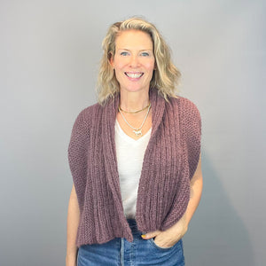 Easy Light Vest Knitting Kit | Lang Yarns Malou Light & Knitting Pattern (#434)