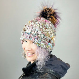 Cast Away Ribbed Hat Knitting Kit | Knit Collage Cast Away and Knitting Pattern (#363)