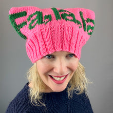 Load image into Gallery viewer, Fa, La, La Hat Knitting Kit | Karabella Aurora 8 &amp; Knitting Pattern (#431)
