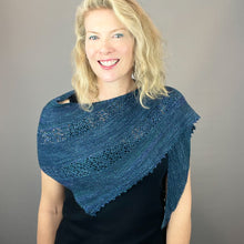 Load image into Gallery viewer, Nurmilintu Shawl Knitting Kit | Hand Maiden Camelspin
