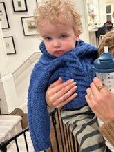 Load image into Gallery viewer, Baby Fisherman's Pullover Knitting Kit | Plymouth Galway Worsted &amp; Knitting Pattern
