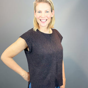 Suri Shirt Knitting Kit | BC Garn Tussah Tweed