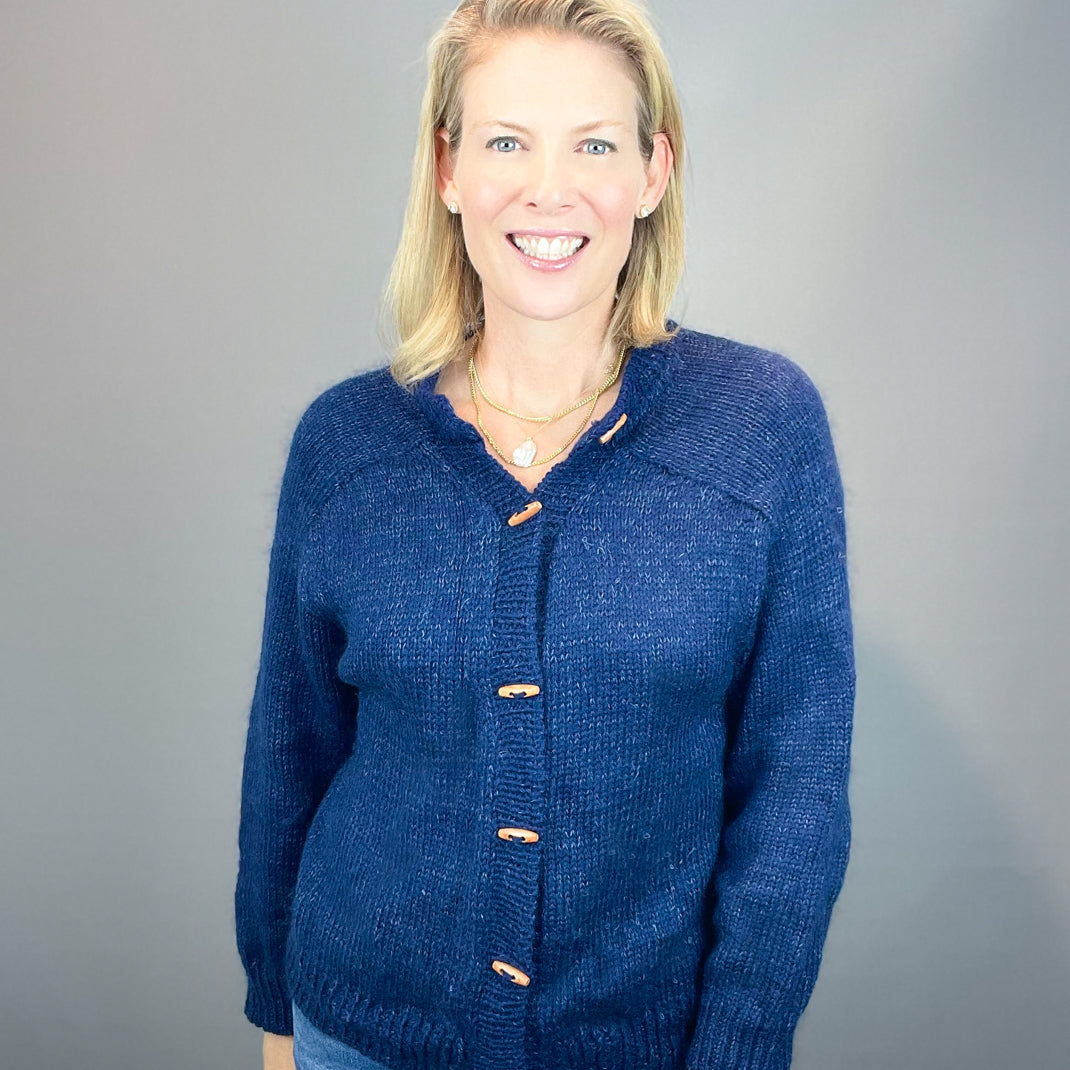 Cardigan No. 9 Knitting Kit | Katia Merino Aran & Madelinetosh