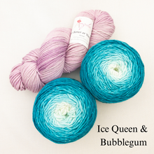 Load image into Gallery viewer, Slip Stitch Scarf Knitting Kit | Anzula For Better or Worsted, Freia Superwash Merino Silk Worsted &amp; Knitting Pattern (#089)
