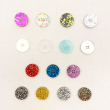 Load image into Gallery viewer, Katrinkles Glitter Buttons 5/8"
