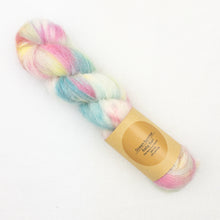 Load image into Gallery viewer, Multicolored skein of Lavender Fiber Co Baby Suri yarn
