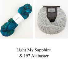 Load image into Gallery viewer, Filoli Cowl Knitting Kit | Baah Sonoma &amp; Rowan Felted Tweed
