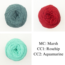 Load image into Gallery viewer, Honey Petal Cardigan Knitting Kit | Queensland United
