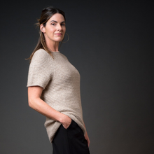 Load image into Gallery viewer, Seal Point Tee Knitting Kit | The Fibre Company Acadia
