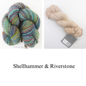 Linen Stitch Cowl Knitting Kit | Tanglewood Cashmere, Road to China Light & Knitting Pattern (#228)