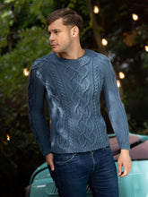 Load image into Gallery viewer, Skyler Sweater Knitting Kit | Ella Rae Cashmereno Aran &amp; Knitting Pattern
