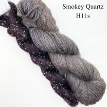 Load image into Gallery viewer, Sparkle Beanie Knitting Kit | The Fibre Company Road to China Light, Artyarns Beaded Mohair and Sequins, &amp; Knitting Pattern (#376)
