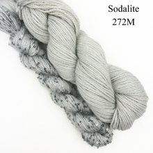 Load image into Gallery viewer, Sparkle Beanie Knitting Kit | The Fibre Company Road to China Light, Artyarns Beaded Mohair and Sequins, &amp; Knitting Pattern (#376)

