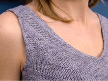 Load image into Gallery viewer, Sommer Sleeveless Top Knitting Kit | Juniper Moon Farm Zooey &amp; Knitting Pattern
